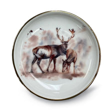 Load image into Gallery viewer, Meg Hawkins Gold Banded Porcelain Ring Dish
