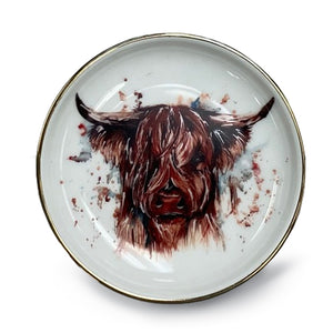 Meg Hawkins Gold Banded Porcelain Ring Dish