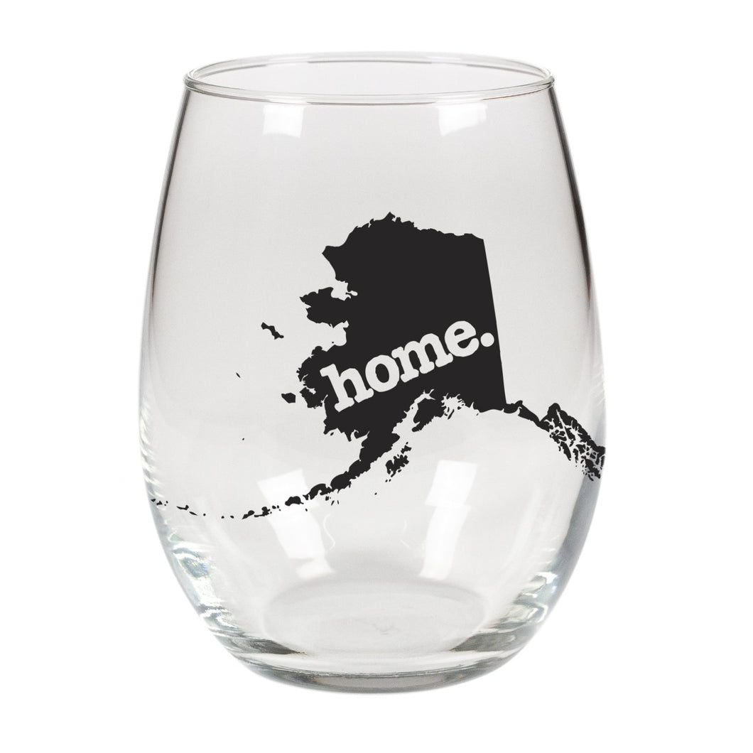 home. Stemless Wine Glass - Alaska