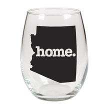 Load image into Gallery viewer, home. Stemless Wine Glass - Arizona
