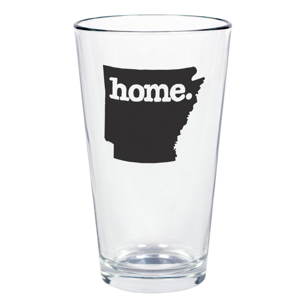 home. Pint Glass - Arkansas