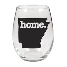 Load image into Gallery viewer, home. Stemless Wine Glass - Arkansas
