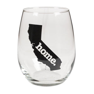 home. Stemless Wine Glass - California