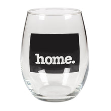 Load image into Gallery viewer, home. Stemless Wine Glass - Colorado
