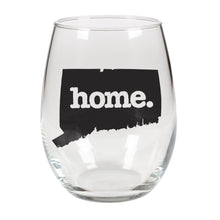 Load image into Gallery viewer, home. Stemless Wine Glass - Connecticut
