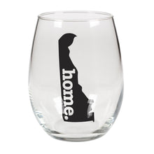 Load image into Gallery viewer, home. Stemless Wine Glass - Delaware
