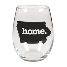 Load image into Gallery viewer, home. Stemless Wine Glass - Iowa
