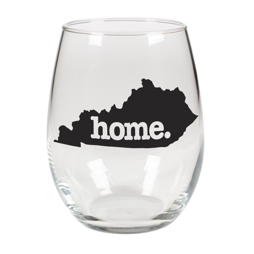 home. Stemless Wine Glass - Kentucky