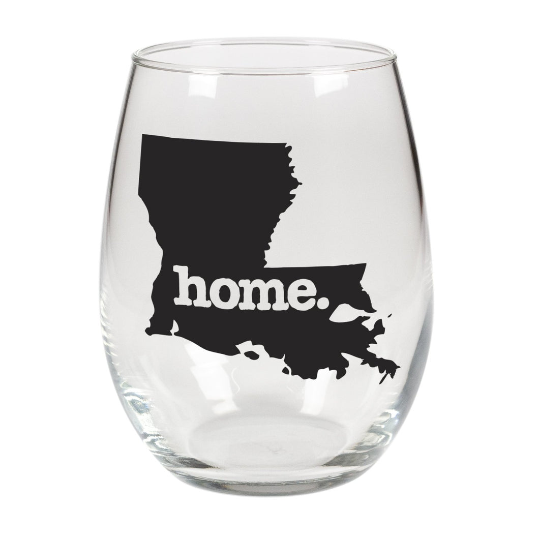 home. Stemless Wine Glass - Louisiana