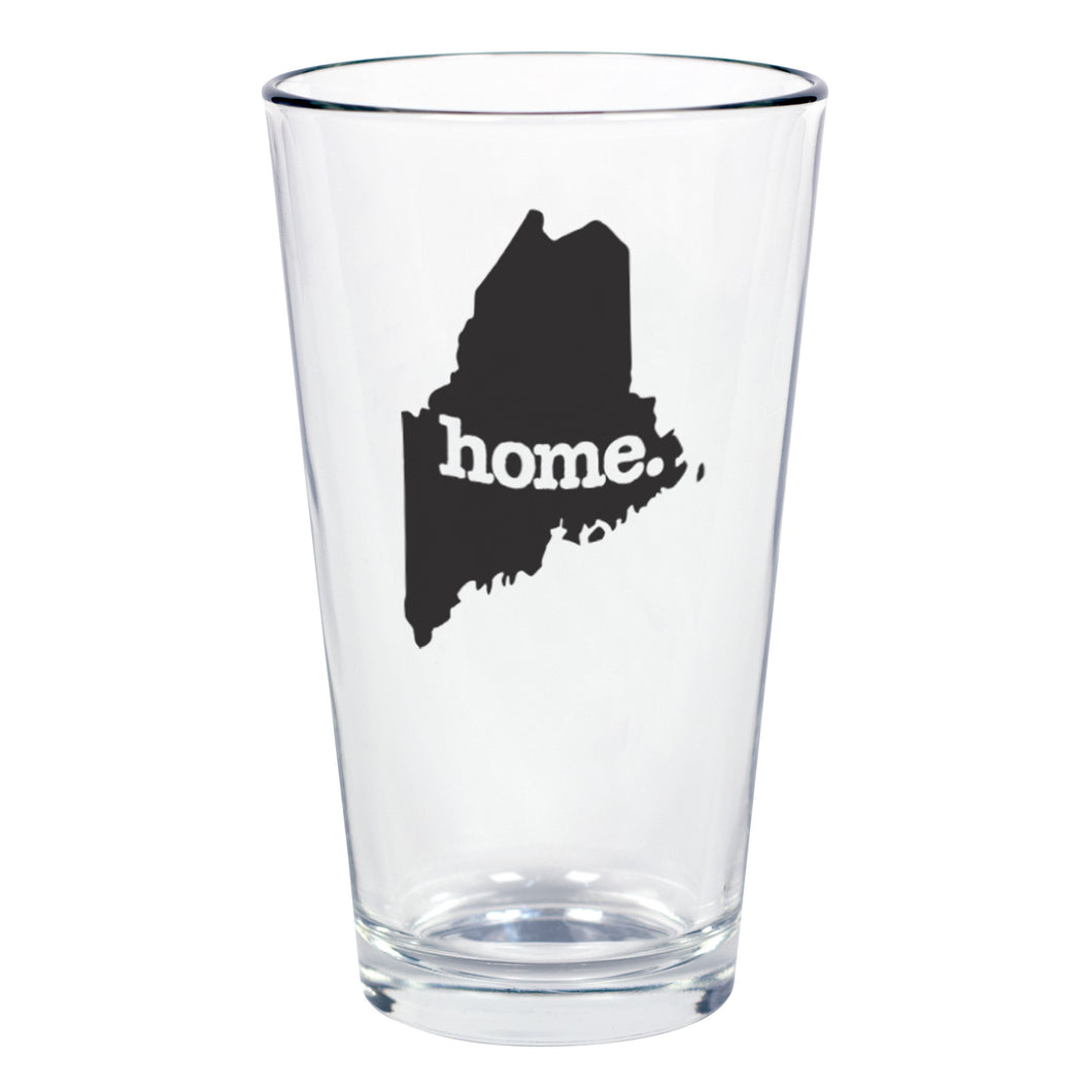 home. Pint Glass - Maine