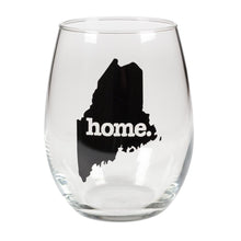 Load image into Gallery viewer, home. Stemless Wine Glass - Maine
