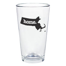 Load image into Gallery viewer, home. Pint Glass - Massachusetts
