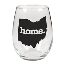 Load image into Gallery viewer, home. Stemless Wine Glass - Ohio
