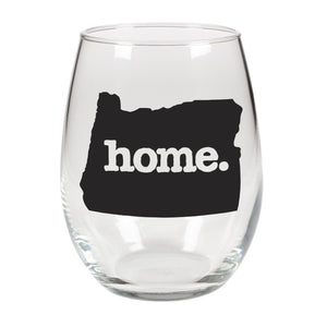 home. Stemless Wine Glass - Oregon