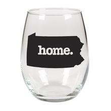 Load image into Gallery viewer, home. Stemless Wine Glass - Pennsylvania
