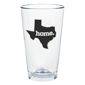 home. Pint Glass - Texas