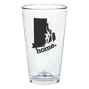 home. Pint Glass - Rhode Island