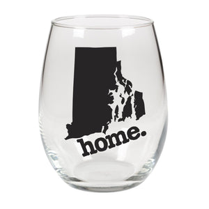 home. Stemless Wine Glass - Rhode Island