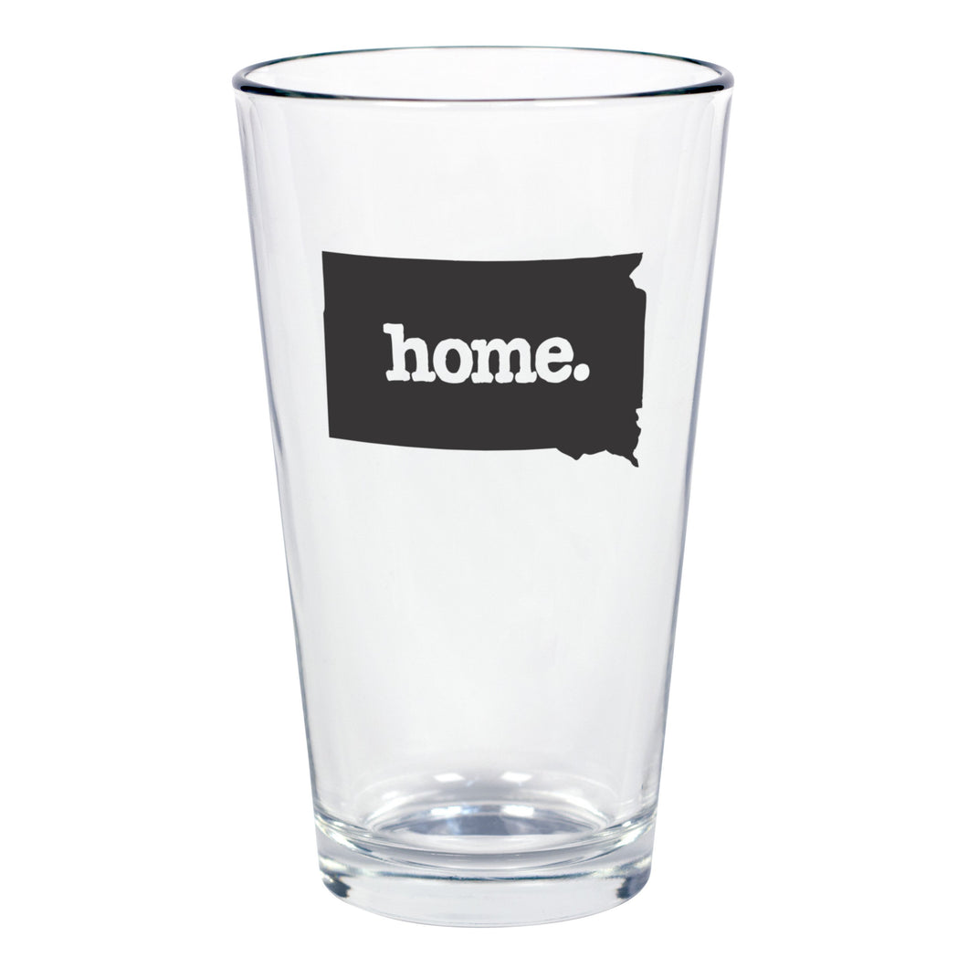 home. Pint Glass - South Dakota
