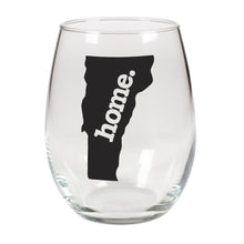 Load image into Gallery viewer, home. Stemless Wine Glass - Vermont
