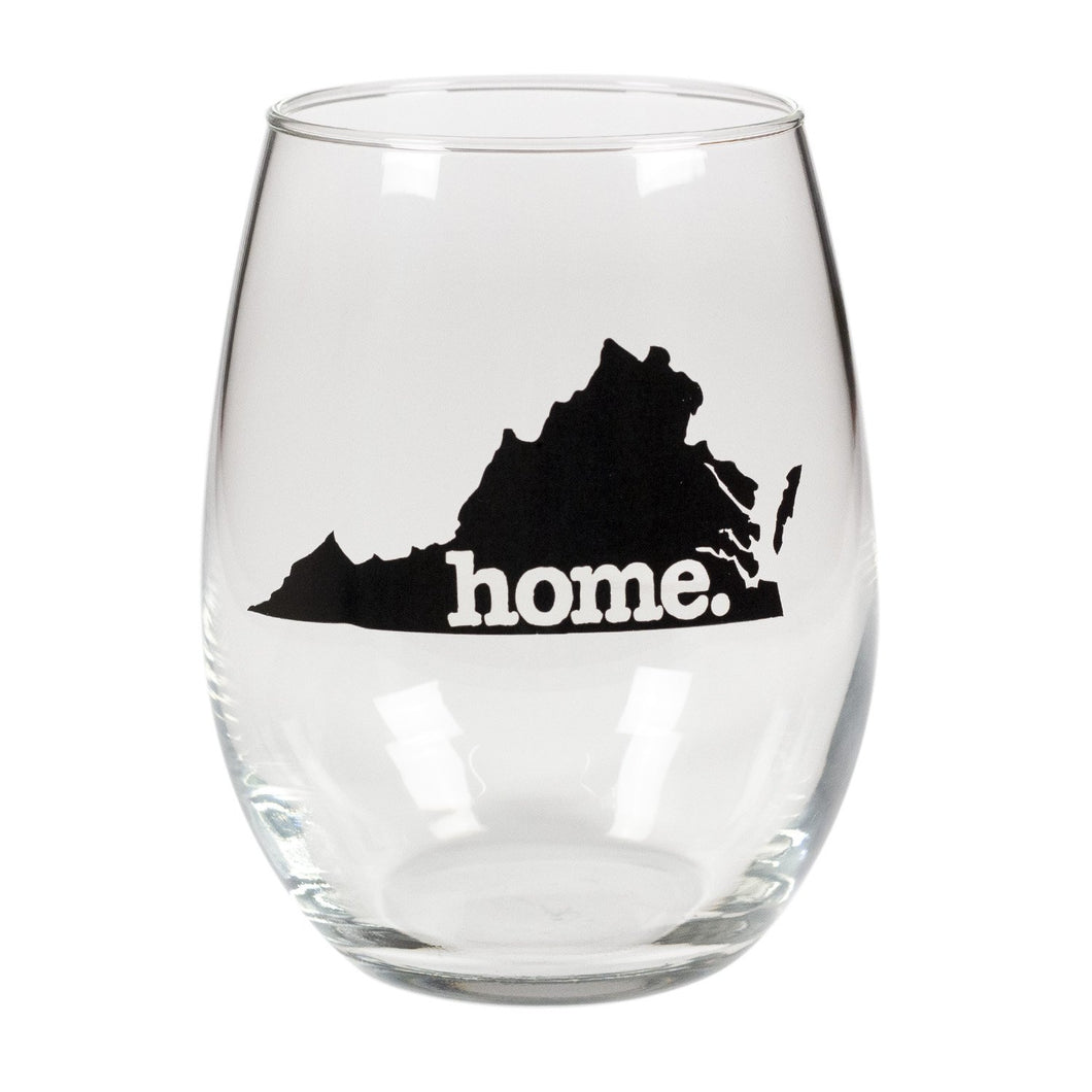 home. Stemless Wine Glass - Virginia