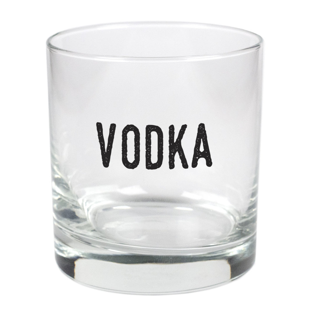 Vodka  - 11 oz Stylized Rocks Glass