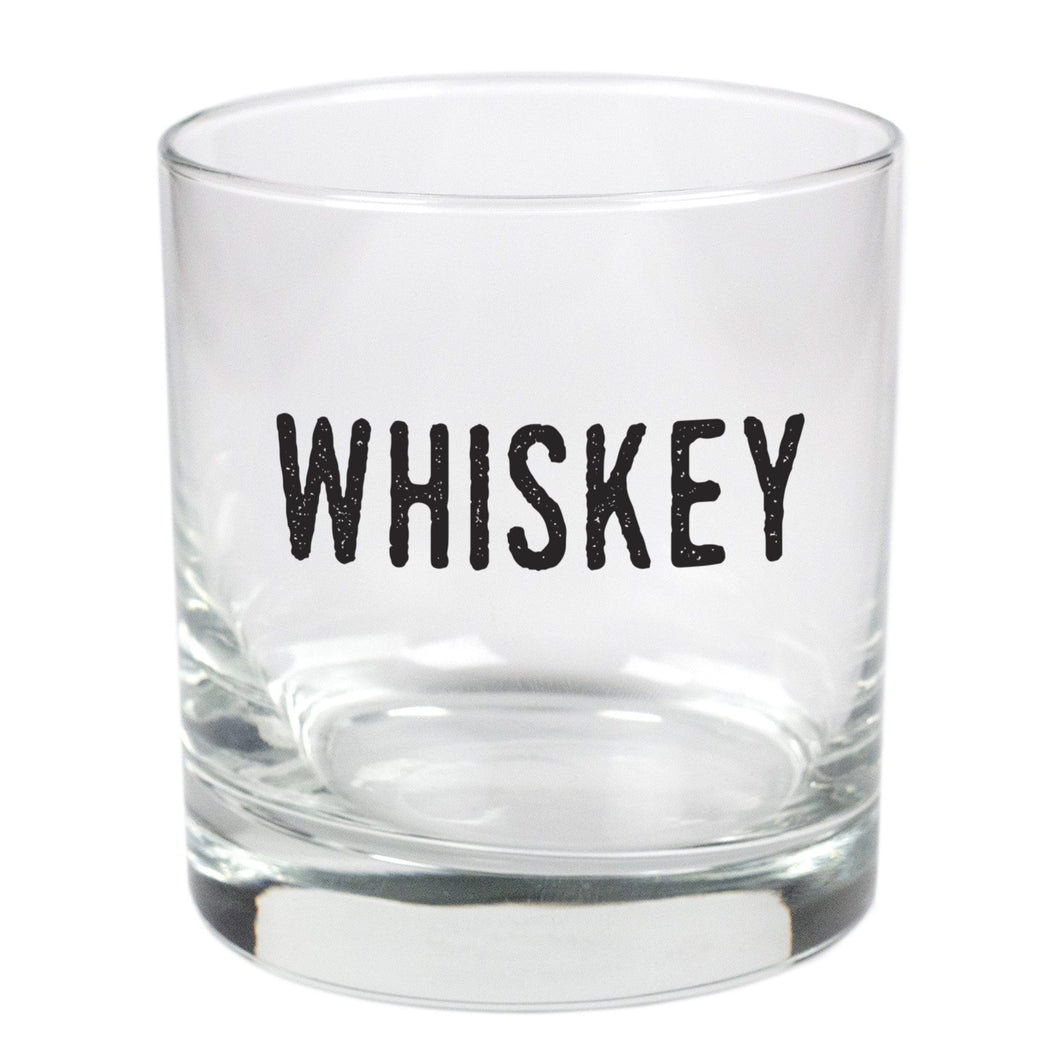 Whiskey   - 11 oz Stylized Rocks Glass